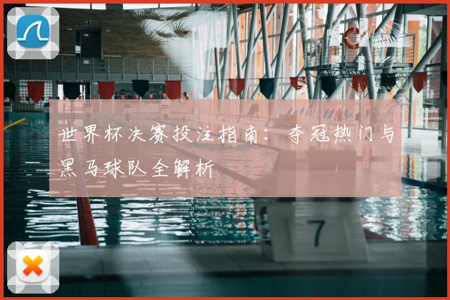 世界杯决赛投注指南:夺冠热门与黑马球队全解析
